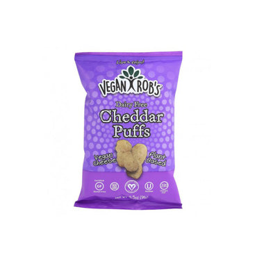 Vegan Rob's Cheddar Puff 99g- Cheddar Free Delivery Vancouver Downtown